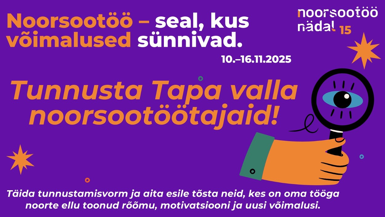 Tunnusta valla noorsootegijaid